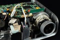 Disassembled DLP projector Royalty Free Stock Photo