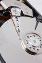 Disassembled hard drive Royalty Free Stock Photo