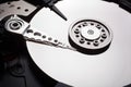 Disassembled hard drive Royalty Free Stock Photo