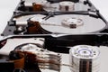 Disassembled hard drive Royalty Free Stock Photo