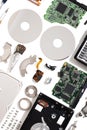 Disassembled hdd drive Royalty Free Stock Photo