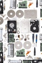 Disassembled hdd drive Royalty Free Stock Photo