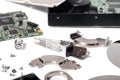 Disassembled hdd drive Royalty Free Stock Photo