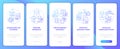 Disaster mitigation blue gradient onboarding mobile app screen