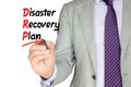 Disaster recovery plan business man