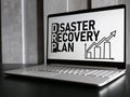 Disaster recovery plan is shown using the text Royalty Free Stock Photo