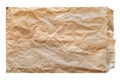 Disastrously of brown paper bag isolated