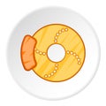 Disc brake car icon, cartoon style Royalty Free Stock Photo