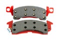 Disc brake pads isolated
