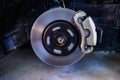 Disc brakes, stopping the break ,Car Suspension and car bearing parts concept - 2