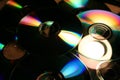 Disc & DVDs Royalty Free Stock Photo