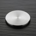 The disc features concentric circular patterns indicating precision machining Royalty Free Stock Photo
