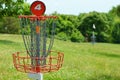 Disc Golf Basket Royalty Free Stock Photo