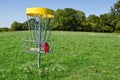 Disc golf hole Royalty Free Stock Photo