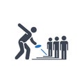 Disc Golf Icon Royalty Free Stock Photo