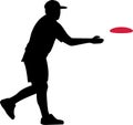 Disc Golf Player Royalty Free Stock Photo