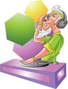Disc jockey Royalty Free Stock Photo