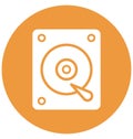 Disc player Isolated Vector Icon which can easily modify or edit Royalty Free Stock Photo