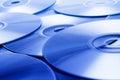 Disc Texture (Blue) Royalty Free Stock Photo