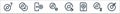 disc tool line line icons. linear set. quality vector line set such as format, loading, document, burn, setting, import, copy
