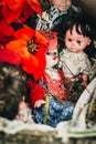Discard old baby doll Royalty Free Stock Photo