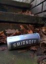 Discarded Can of Smirnoff Vodka and Cola Drink