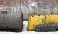 Discarded Chemical Tanks