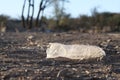 Discarded plastic water bottle, big part of waste or pollution problem