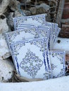 Discarded wall tiles Royalty Free Stock Photo