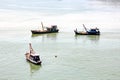 Discharging the vessel in the port of Saigon, Vietnam, the Mekong River. Views of berths, river banks and ships,tugs.