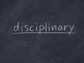 Disciplinary