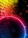 Disco Abstract Circle Box Background