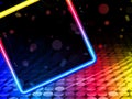 Disco Abstract Square Background