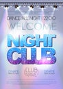 Disco background. Night club Royalty Free Stock Photo