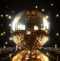 Disco ball background, party, dance floor Royalty Free Stock Photo
