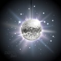 Disco ball. Disco background Royalty Free Stock Photo