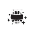 Disco Ball icon illustration vector template