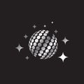 Disco Ball icon illustration vector template