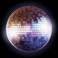 Disco Ball on Dark Background Royalty Free Stock Photo