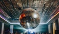 Disco ball. Generated with AI Royalty Free Stock Photo