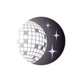 Disco ball Vector icon Disco ball Vector icon Disco ball Vector icon Royalty Free Stock Photo