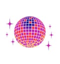 Disco ball Vector icon Royalty Free Stock Photo