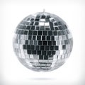 Disco ball vector icon Royalty Free Stock Photo