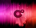 Disco club flayer. Royalty Free Stock Photo