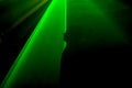 Disco - green laser