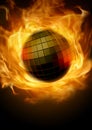Disco inferno Royalty Free Stock Photo