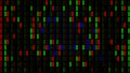 disco light backdrop vj screen effect lcd closeup rgb pixels background