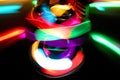 Disco light - some noise Royalty Free Stock Photo