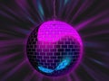 Disco mirror ball illustration