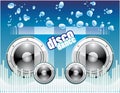 Disco Music Background Royalty Free Stock Photo